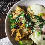 chilaquiles verdes con pollo