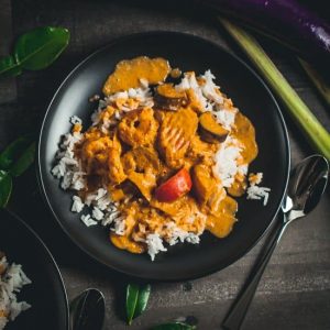 thai red curry with shrimp