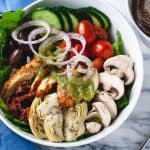 Salad with chicken