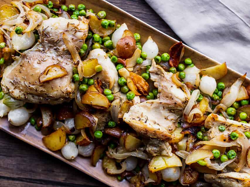 Roasted Chicken with Thyme and Lemon - That Zest Life