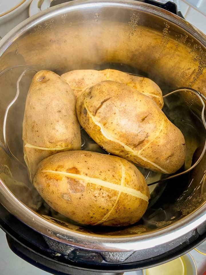 potatoes just after finishing in the instant pot