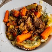 bowl of mississippi pot roast