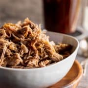 pulled pork with bbq sauce
